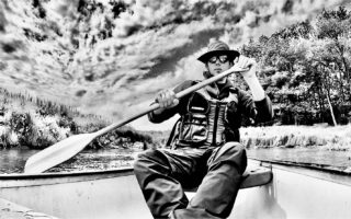 kanovaren op de ruiten aa