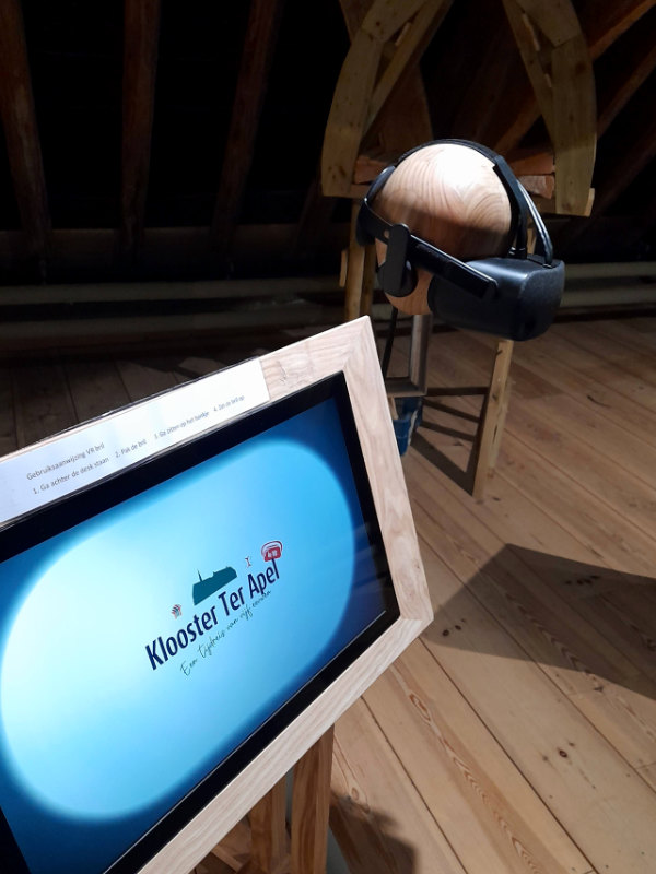 vr-bril in museum klooster ter apel