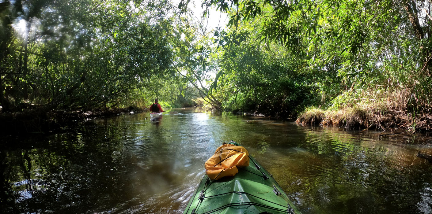 Varen op de Ruiten Aa met kano